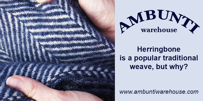 Herringbone is a popular traditional weave, but why?