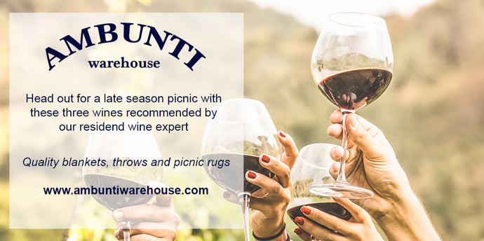 Three wines for the perfect picnic. Keep summer alive!